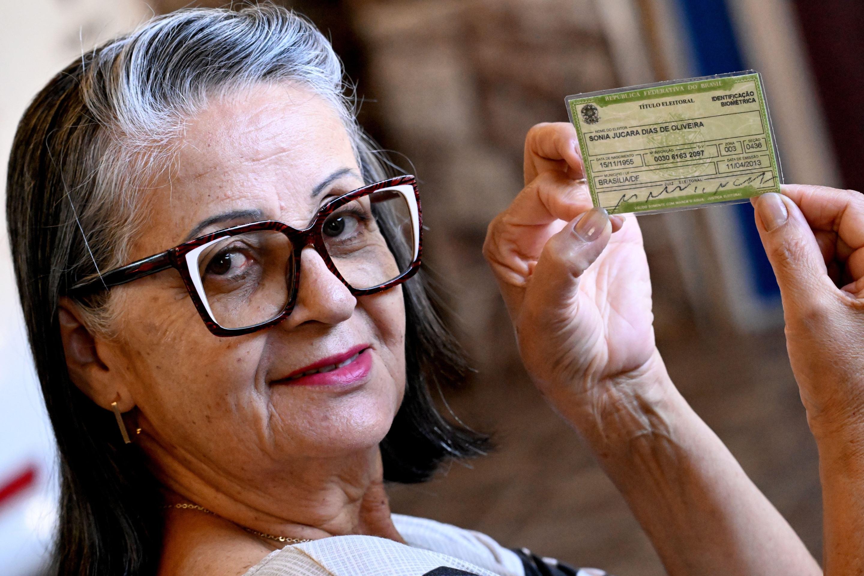  Elei&ccedil;&otilde;es 2026. Voto dos Idosos. Na Foto Sonia Dias