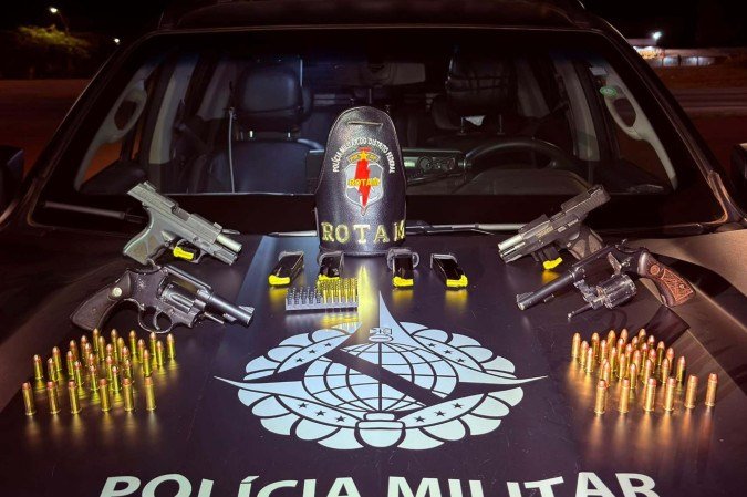 oliciais militares da Rotam realizaram a ocorrência - (crédito: PMDF/Divulgação) oliciais militares da Rotam realizaram a ocorrência - (crédito: PMDF/Divulgação)