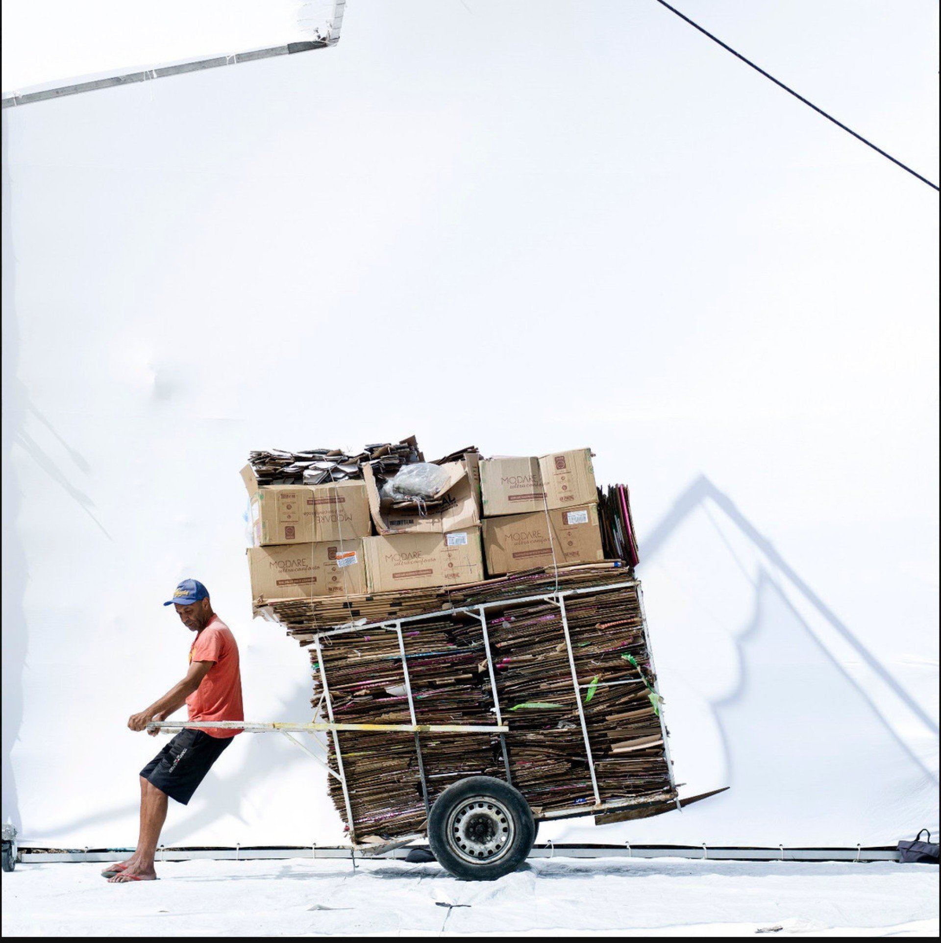 Catador de material recicl&aacute;vel em S&atilde;o Paulo, da Categoria Ensaio