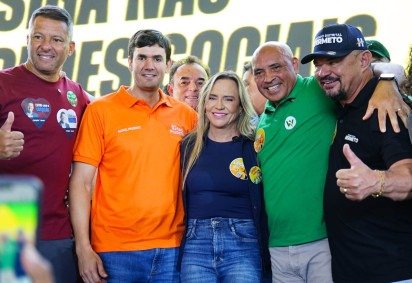 Evento confirmou apoio de MDB a Celina Leão -  (crédito: Álame Fabiano)