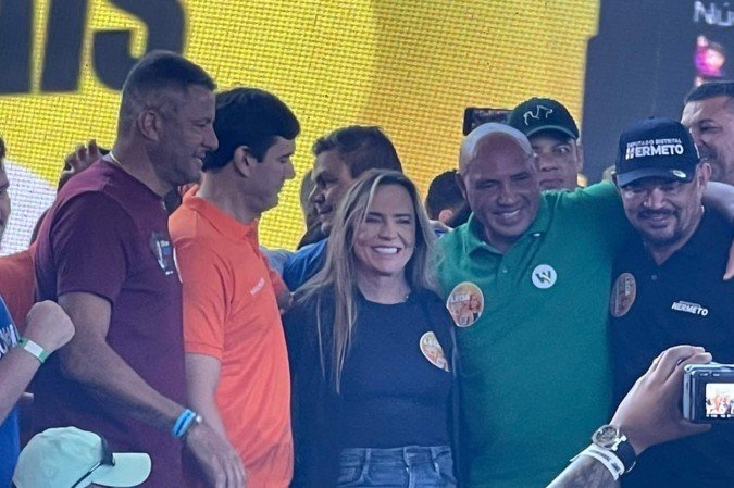 Evento confirmou apoio de MDB a Celina Leão - (crédito: Davi Cruz/CB/DA Press) Evento confirmou apoio de MDB a Celina Leão - (crédito: Davi Cruz/CB/DA Press)