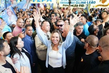 Uni&atilde;o Progressista re&uacute;ne apoiadores para lan&ccedil;ar candidatura de Celina Le&atilde;o -  (crédito: Luh Fiuza/Dilvugação)