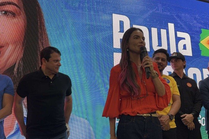 Paula Belmonte marcou presença na convença do Solidariedade e PSD
