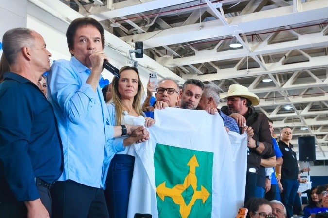 Celina Leão após o lançamento oficial de sua candidatura ao GDF