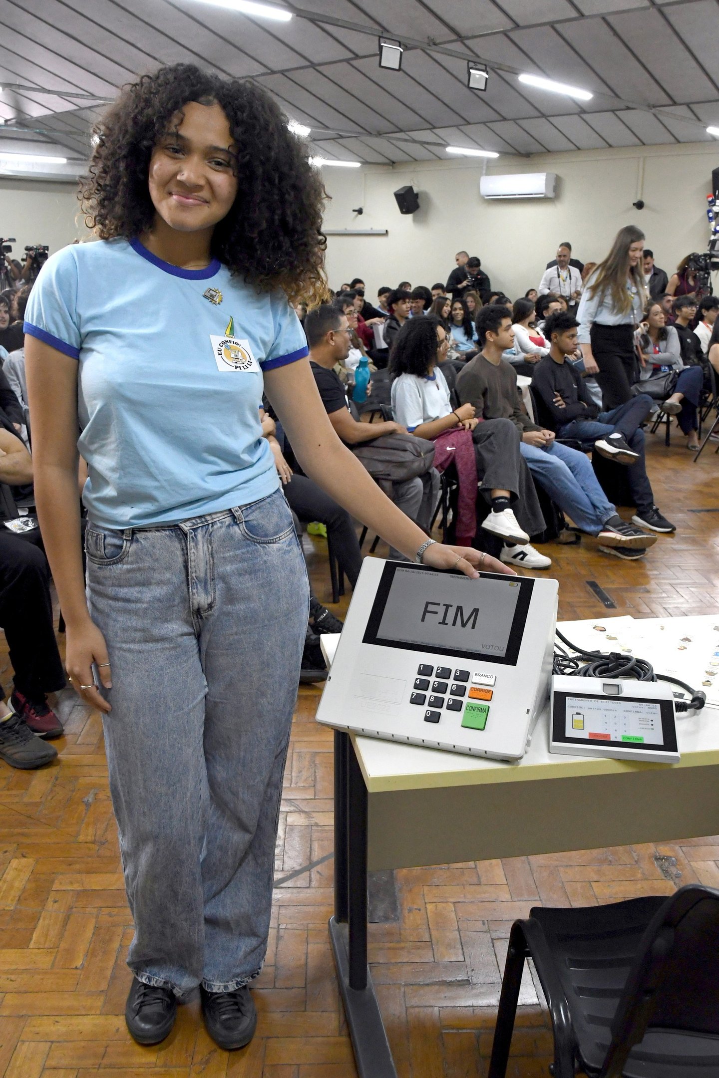 Ludmila Souza disse que o evento traz mais confian&ccedil;a na vota&ccedil;&atilde;o