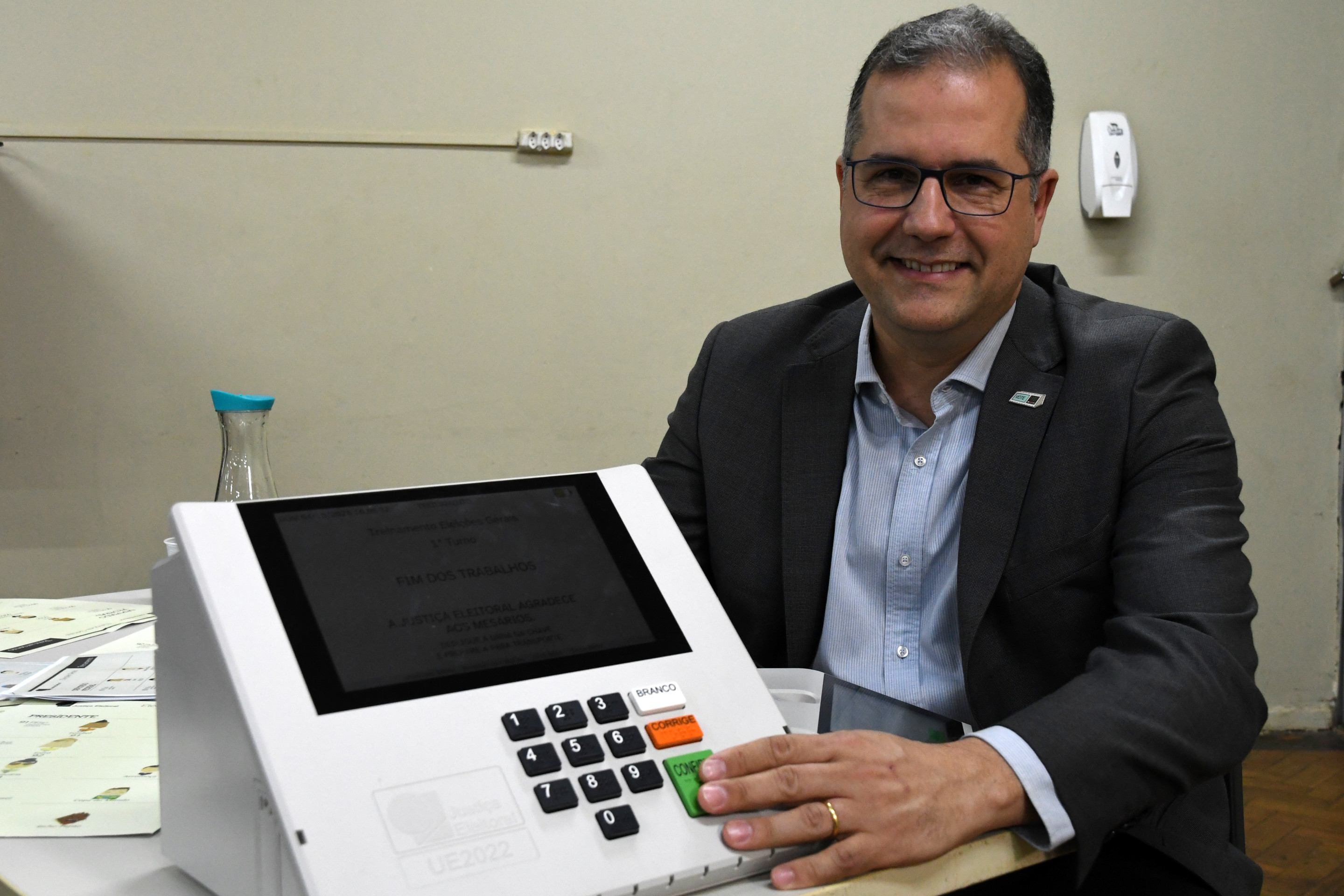 TSE promove a Semana Nacional do Sistema Eletr&ocirc;nico de Vota&ccedil;&atilde;o. Na foto, o coordenador de tecnologia eleitoral Rafael Azevedo