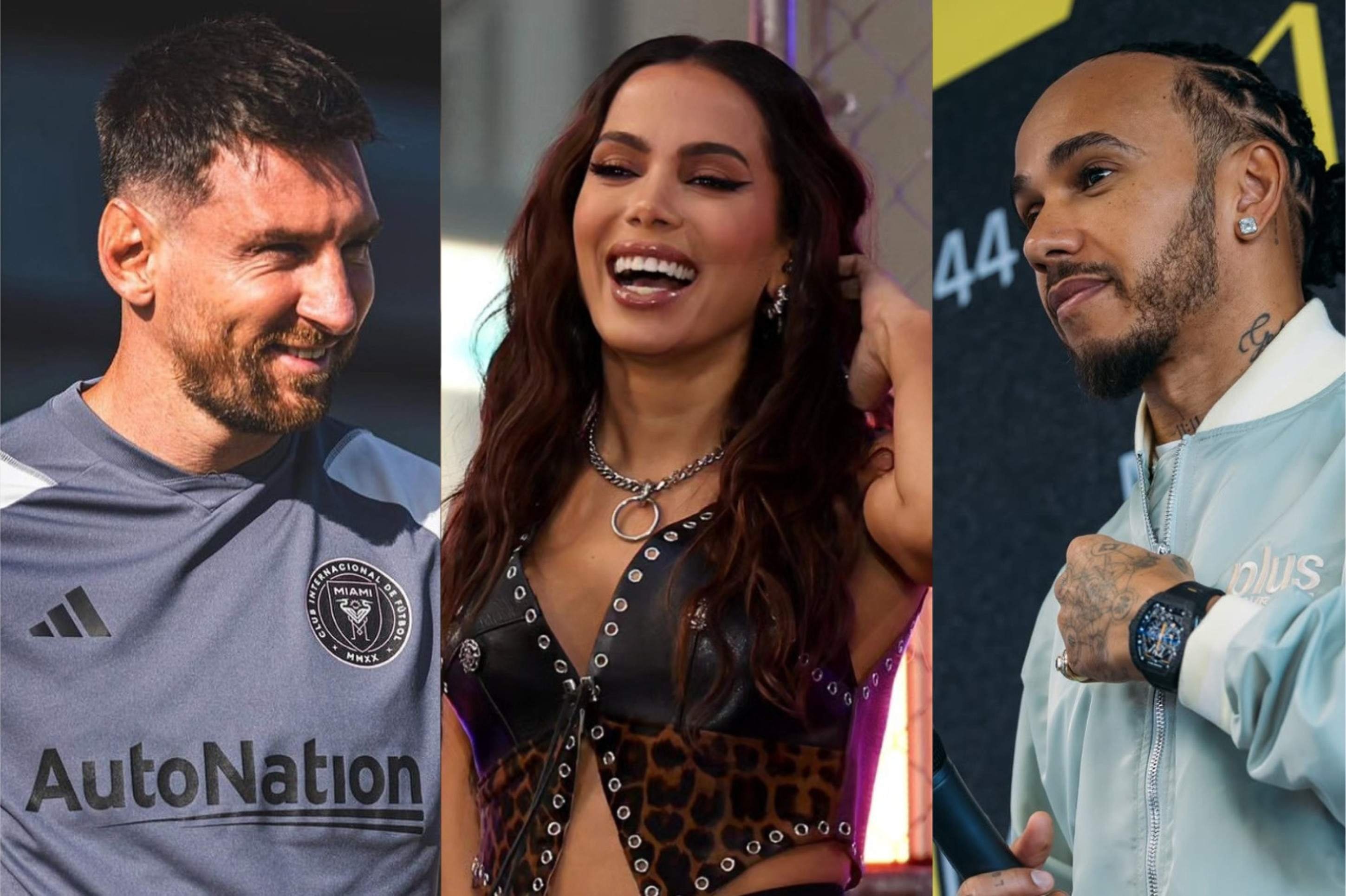 Entenda o que Lionel Messi, Anitta e Lewis Hamilton têm em comum além da fama