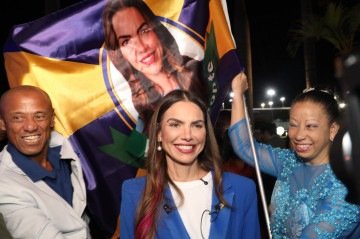 Deputada distrital e presidente do PSDB-DF, Paula Belmonte, &eacute; oficializada como candidata do partido ao Buriti -  (crédito: Lu&iacute;s Tajes/Comunica&ccedil;&atilde;o Paula Belmonte)