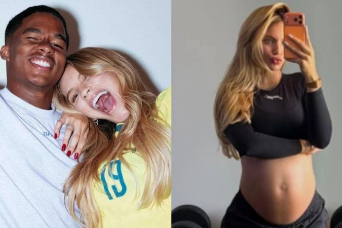 Esposa de Endrick posa de short curto e exibe barriga de 7 meses - (crédito: Reprodução/Instagram) Esposa de Endrick posa de short curto e exibe barriga de 7 meses - (crédito: Reprodução/Instagram)