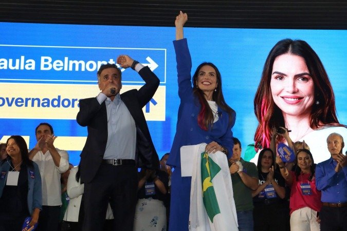 Deputada distrital e presidente do PSDB-DF, Paula Belmonte, na Convenção do PSDB-DF/Cidadania, onde foi oficializada como candidata ao GDF - (crédito: Luís Tajes/Comunicação Paula Belmonte) Deputada distrital e presidente do PSDB-DF, Paula Belmonte, na Convenção do PSDB-DF/Cidadania, onde foi oficializada como candidata ao GDF - (crédito: Luís Tajes/Comunicação Paula Belmonte)