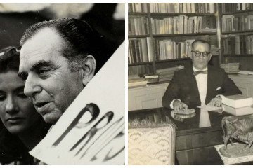 Nelson Rodrigues e Guimarães Rosa -  (crédito: Arquivo Publico e Arquivo Público Mineiro)