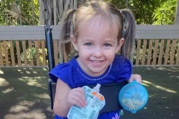 Menina de 3 anos morre ao prender a cabeça em cozinha de brinquedo  -  (crédito: Reprodução/GoFundMe)
