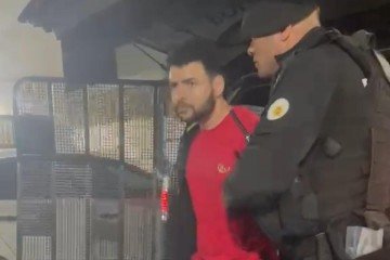 Homem foi preso a 500 metros do local de ataque - (crédito: Material cedido ao Correio) Homem foi preso a 500 metros do local de ataque - (crédito: Material cedido ao Correio)
