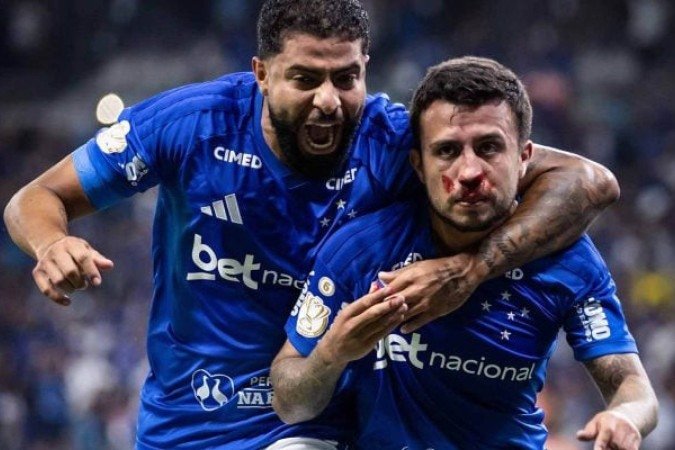 Matheus Henrique "deu o sangue" para abrir o placar no Mineirão - (crédito: Gustavo Aleixo/Cruzeiro ) Matheus Henrique "deu o sangue" para abrir o placar no Mineirão - (crédito: Gustavo Aleixo/Cruzeiro )