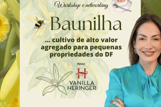 A programação envolve roda de conversa sobre o cultivo de baunilha no DF, degustação de alimentos feitos com baunilha e troca entre os participantes - (crédito: Foto: Divulgação) A programação envolve roda de conversa sobre o cultivo de baunilha no DF, degustação de alimentos feitos com baunilha e troca entre os participantes - (crédito: Foto: Divulgação)