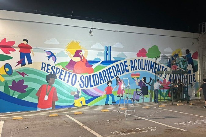Arte urbana: novo mural no Senado celebra diversidade, respeito e inclusão