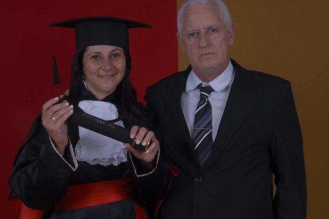 Rita Helen e João Macedo Prado: pai do coração