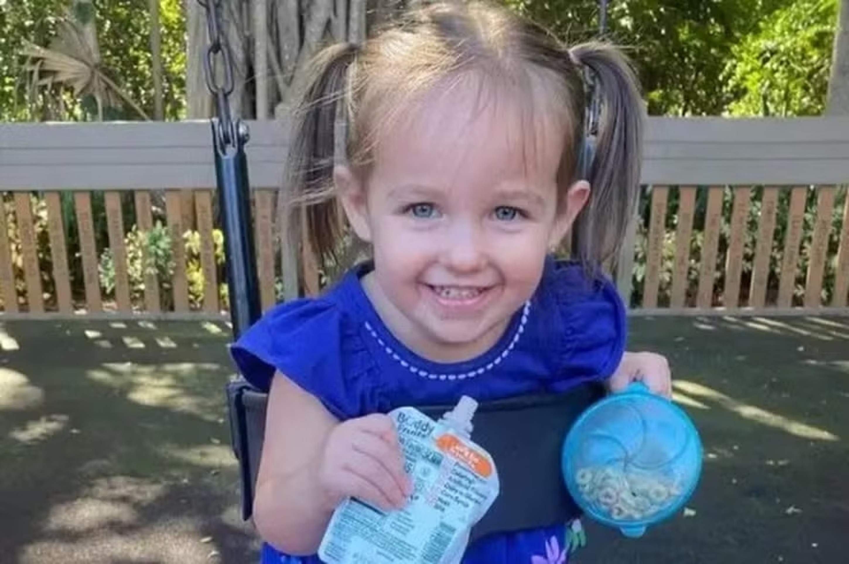 Menina de 3 anos morre ao prender a cabeça em cozinha de brinquedo  -  (crédito: Reprodução/GoFundMe)