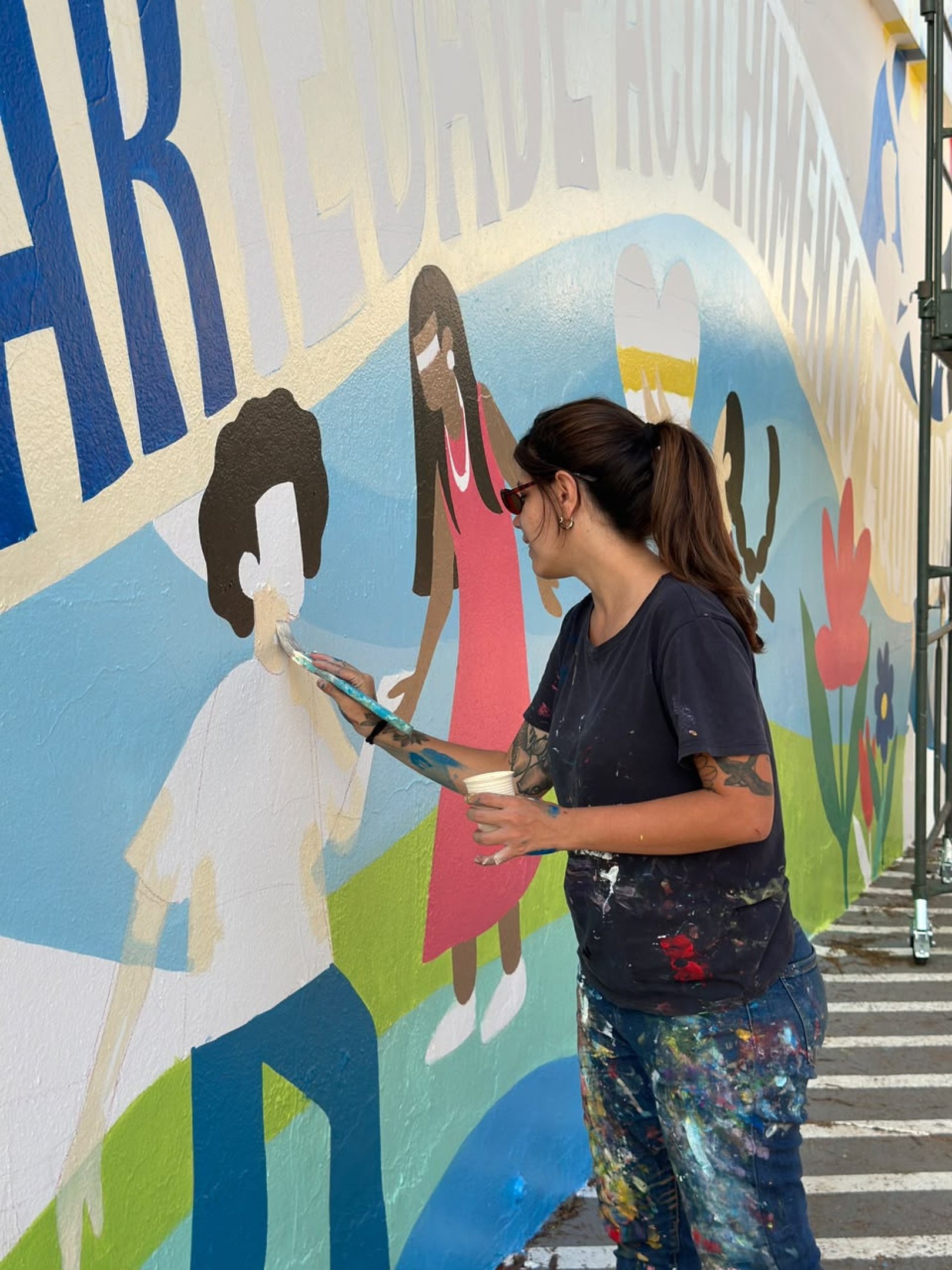 Mural C&iacute;vico, doado pelo Sindilegis ao Senado Federal e realizado pela artista brasiliense Nat&aacute;lia Carneiro. 