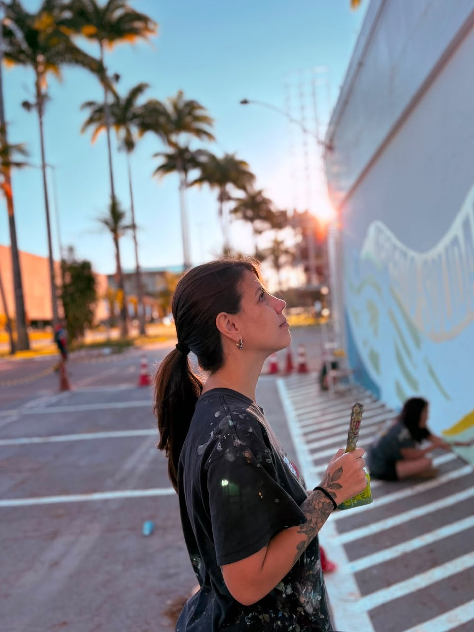 Mural C&iacute;vico, doado pelo Sindilegis ao Senado Federal e realizado pela artista brasiliense Nat&aacute;lia Carneiro. 