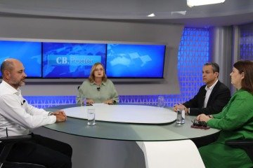 Alexandre Garcia, CEO da OPINIÃO/Inteligência Política, e Carlos André Machado, diretor de negócios da instituição, são entrevistados do CB.Poder desta quinta-feira (6/8) - (crédito: Davi Pereira CB/DA Press. ) Alexandre Garcia, CEO da OPINIÃO/Inteligência Política, e Carlos André Machado, diretor de negócios da instituição, são entrevistados do CB.Poder desta quinta-feira (6/8) - (crédito: Davi Pereira CB/DA Press. )