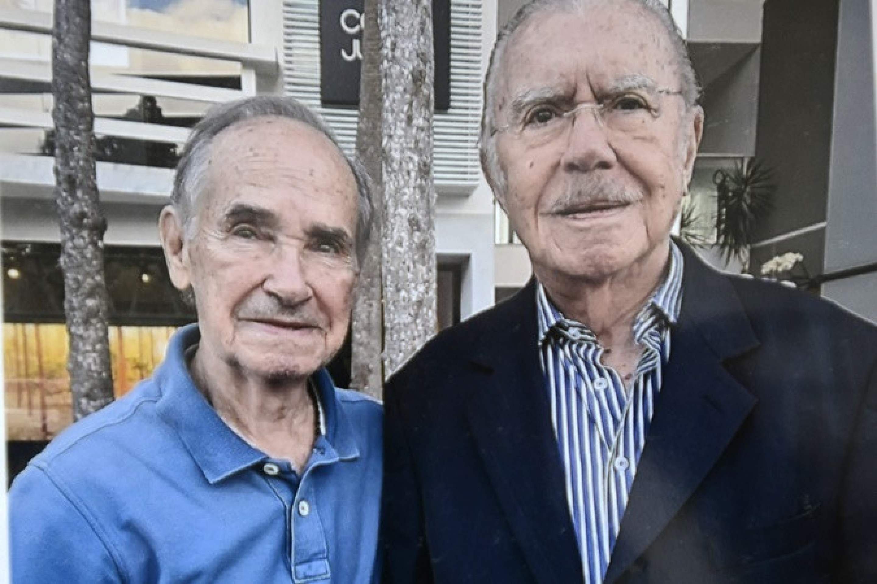  Oswaldinho  com o ex-presidente Jos&eacute; Sarney