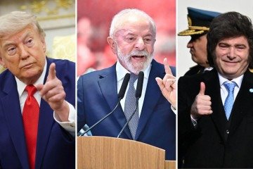 Trump e Lula construíram uma relação de altos e baixos - (crédito: AFP via Getty Images) Trump e Lula construíram uma relação de altos e baixos - (crédito: AFP via Getty Images)