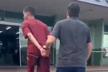 Homem é preso por tentativa de homicídio após mandar atirar em segurança de festa -  (crédito: Divulgação/PCDF)