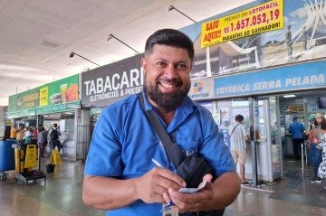 Adriano Freitas quer usar o dinheiro da Mega para viajar pelo Brasil - (crédito: Beatriz Ocké/CB/D.A.Press) Adriano Freitas quer usar o dinheiro da Mega para viajar pelo Brasil - (crédito: Beatriz Ocké/CB/D.A.Press)