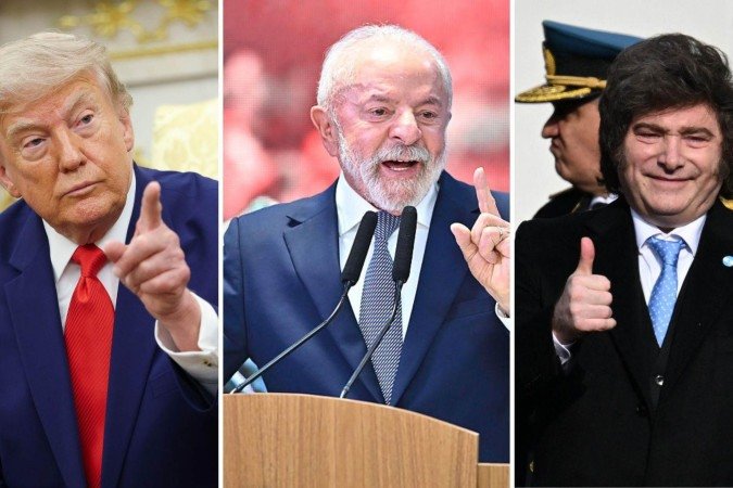 Trump e Lula construíram uma relação de altos e baixos - (crédito: AFP via Getty Images) Trump e Lula construíram uma relação de altos e baixos - (crédito: AFP via Getty Images)