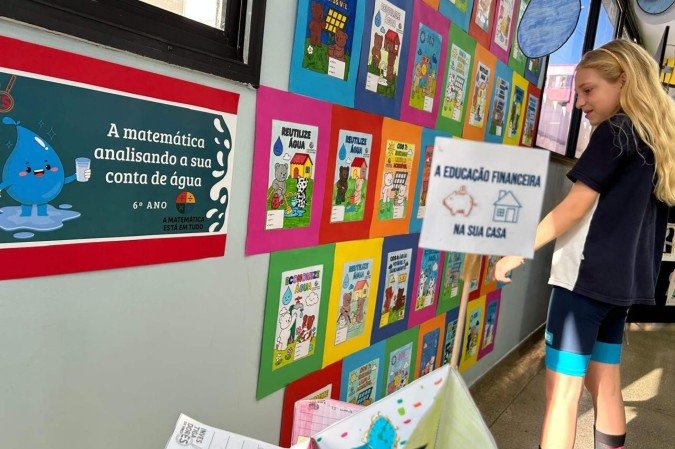 No Colégio Leonardo da Vinci, alunos do 6º ao 9º ano aprendem a ter consciência sobre as finanças - (crédito: Arquivo pessoal) No Colégio Leonardo da Vinci, alunos do 6º ao 9º ano aprendem a ter consciência sobre as finanças - (crédito: Arquivo pessoal)