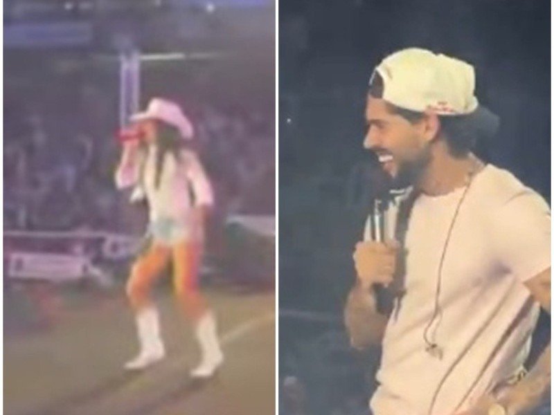 Será que os cantores estão ensaiando uma volta? -  (crédito: Reprodução/@choquei (X)/@gossipdodia (Instagram))