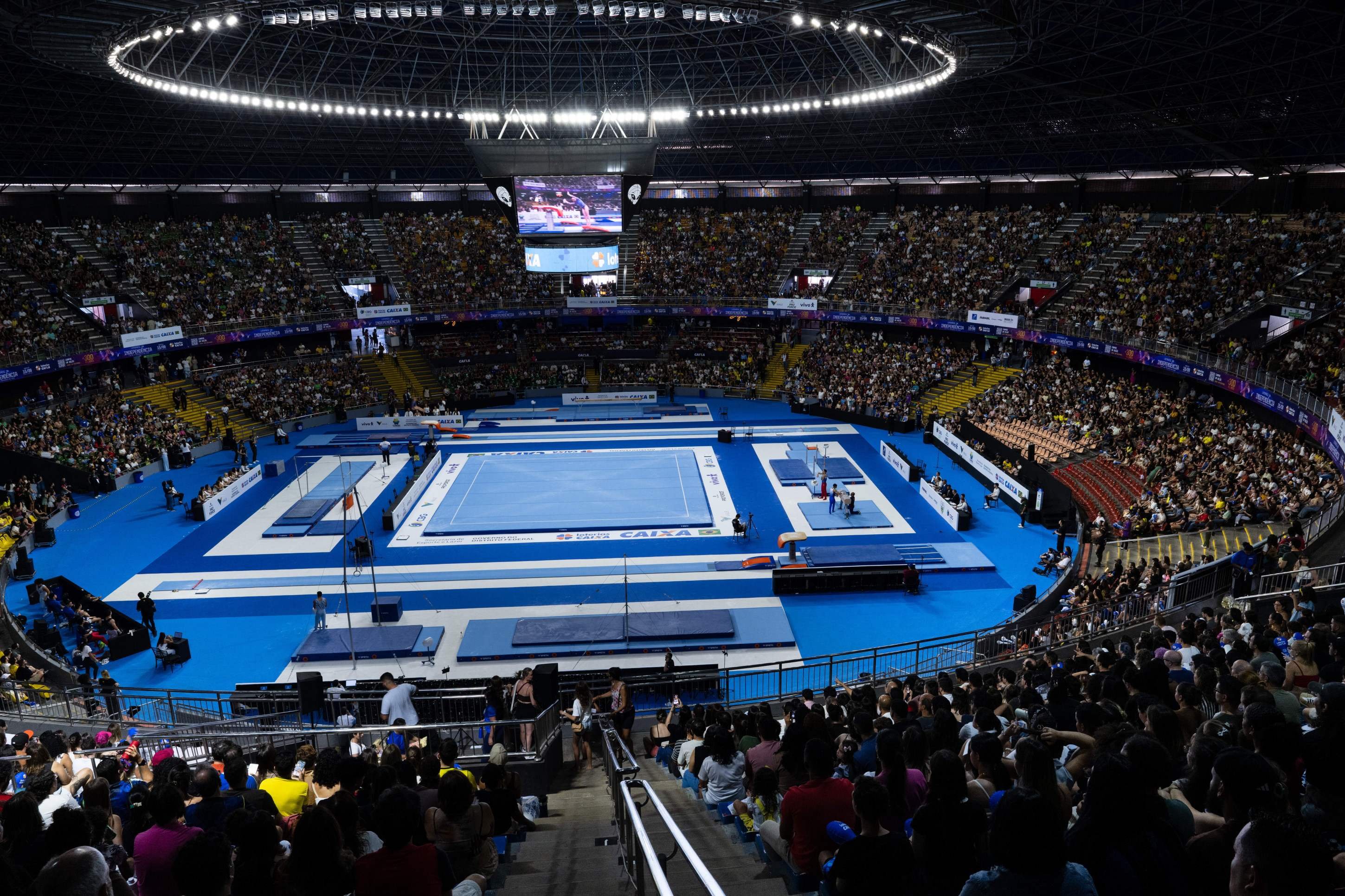 No DF, ginástica bate recorde de ingressos vendidos em competições nacionais