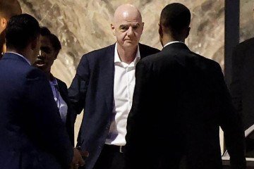 Nos últimos quatro anos, Infantino realizou apenas duas entrevistas coletivas abertas, nas quais respondeu a perguntas da imprensa - (crédito: Getty Images) Nos últimos quatro anos, Infantino realizou apenas duas entrevistas coletivas abertas, nas quais respondeu a perguntas da imprensa - (crédito: Getty Images)
