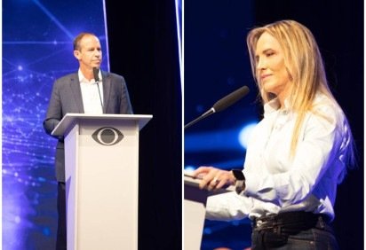 Eleições 2026: Celina Leão e Ricardo Cappelli durante debate na TV Band -  (crédito: Mariana Campos/CB/D.A Press) -Eleições 2026: Celina Leão e Ricardo Cappelli durante debate na TV Band -  (crédito: Mariana Campos/CB/D.A Press)