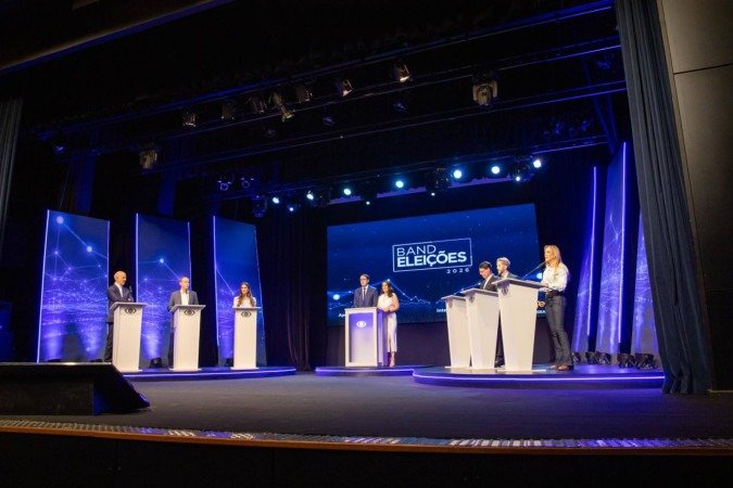 Eleições 2026: candidatos ao GDF participam de debate da TV Band - (crédito: Mariana Campos/CB/D.A Press) Eleições 2026: candidatos ao GDF participam de debate da TV Band - (crédito: Mariana Campos/CB/D.A Press)