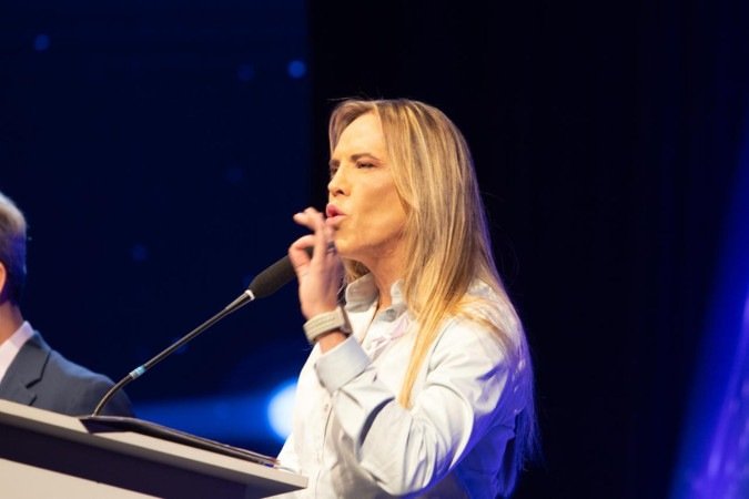 Eleições 2026: Celina Leão cita ações para combater feminicídios e outros crimes violentos - (crédito: Mariana Campos/CB/D.A Press) Eleições 2026: Celina Leão cita ações para combater feminicídios e outros crimes violentos - (crédito: Mariana Campos/CB/D.A Press)