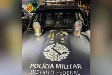PMDF apreende revólver calibre .38 após ocorrência de violência doméstica em Ceilândia - (crédito: PMDF/Divulgação) PMDF apreende revólver calibre .38 após ocorrência de violência doméstica em Ceilândia - (crédito: PMDF/Divulgação)