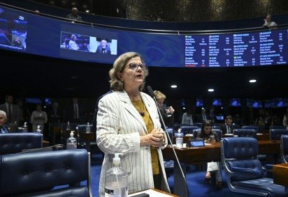  Teresa Leitão apresentou emendas ao texto -  (crédito: Ton Molina/Agência Senado) - Teresa Leitão apresentou emendas ao texto -  (crédito: Ton Molina/Agência Senado)