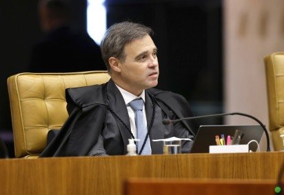 A medida de Mendonça atende parcialmente a uma representação apresentada pelo partido Novo, que acusou os petistas de realizarem propaganda eleitoral antecipada -  (crédito: Alejandro Zambrana/STF)