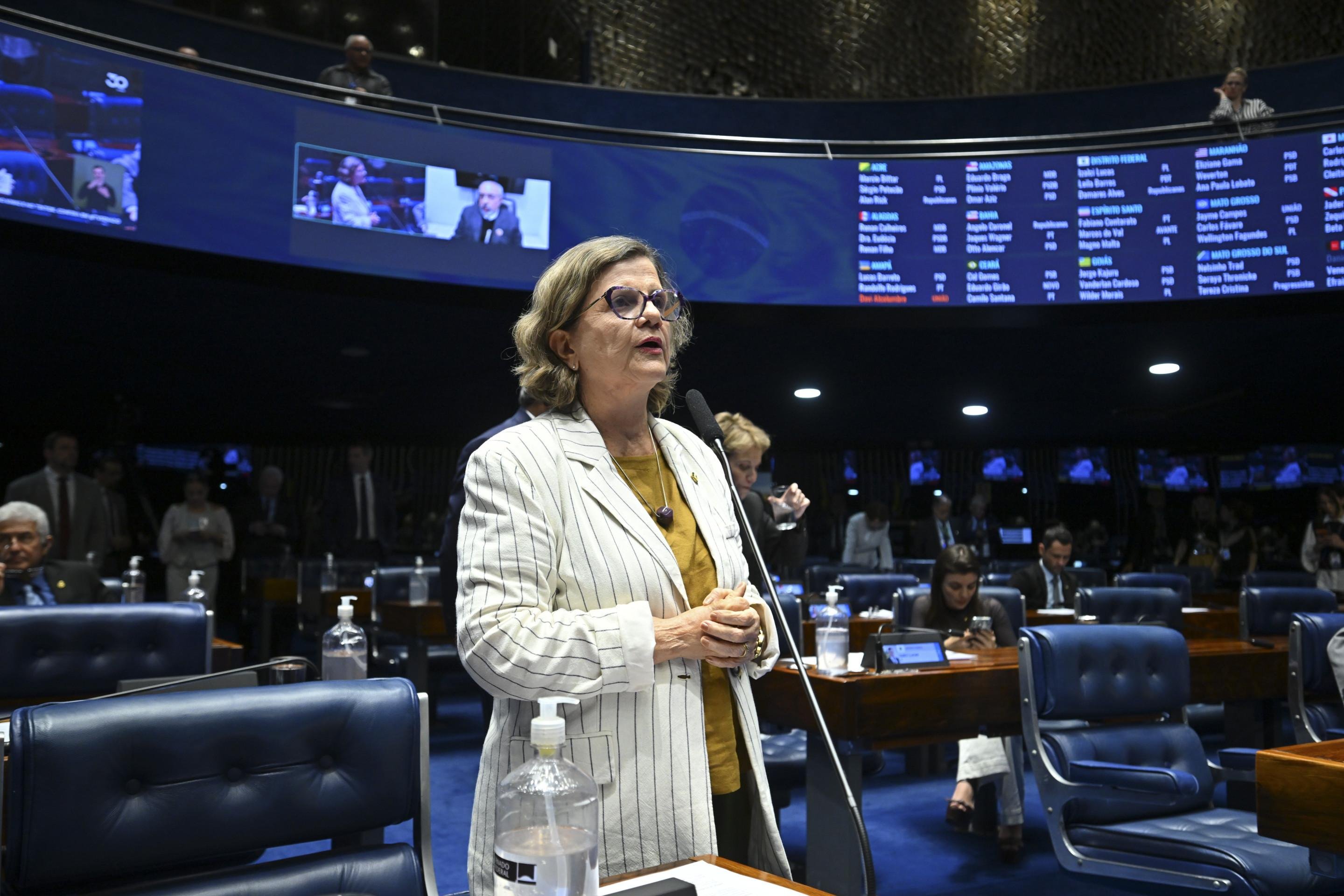  Teresa Leitão apresentou emendas ao texto -  (crédito: Ton Molina/Agência Senado)