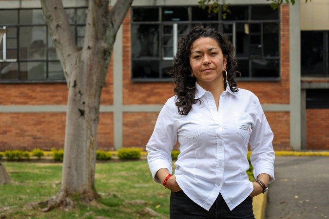 Luisa Fernanda Castillo, sismóloga do Serviço Geológico Colombiano (em Bogotá)

