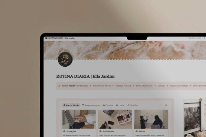 Ella Jardim vende planners prontos no Cores e Flores Studio 