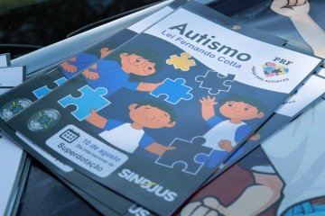 A blitz do Autismo foi realizada na segunda-feira (10/8) - (crédito: Divulgação) A blitz do Autismo foi realizada na segunda-feira (10/8) - (crédito: Divulgação)