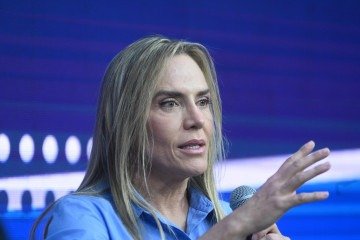 Candidata a governadora do Distrito Federal em 2026, Celina Leão (PP), durante sabatina promovida pelo Correio Braziliense - (crédito: Ed Alves / CB / DA Press) Candidata a governadora do Distrito Federal em 2026, Celina Leão (PP), durante sabatina promovida pelo Correio Braziliense - (crédito: Ed Alves / CB / DA Press)