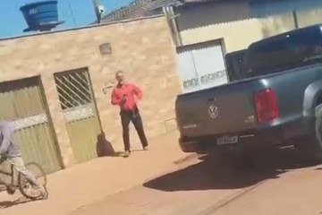 Vítimas estavam em uma caminhonete - (crédito: Cedido ao Correio) Vítimas estavam em uma caminhonete - (crédito: Cedido ao Correio)