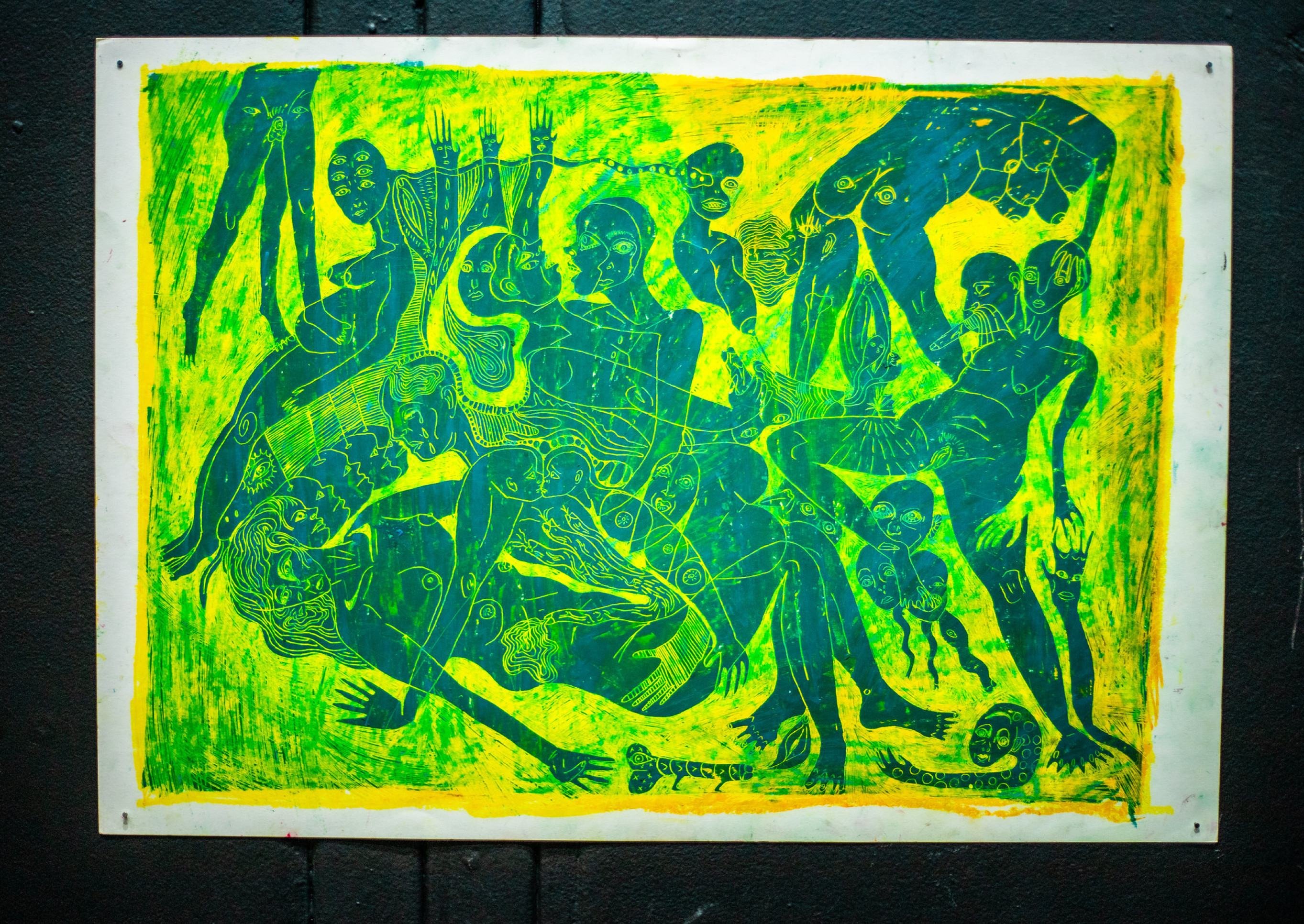 Exposi&ccedil;&atilde;o No furor da tua v&iacute;scera, de Manu Dib