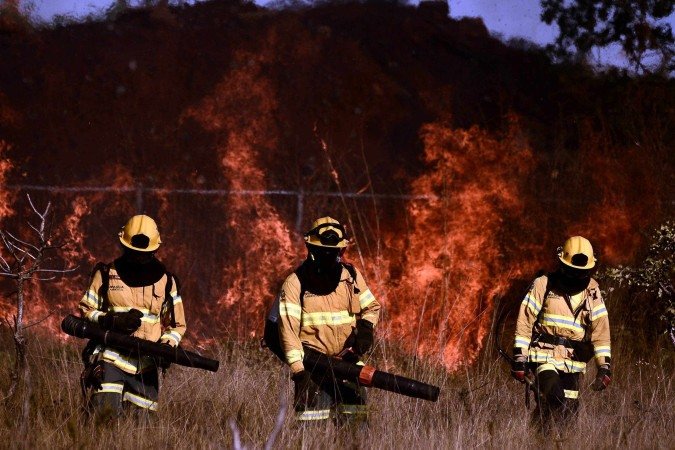 Especialistas que participam do monitoramento coordenado pelo MMA apontaram aumento do risco de incêndios entre agosto e outubro, especialmente na Amazônia, Cerrado e Pantanal - (crédito: Minervino Júnior/CB/D.A.Press) Especialistas que participam do monitoramento coordenado pelo MMA apontaram aumento do risco de incêndios entre agosto e outubro, especialmente na Amazônia, Cerrado e Pantanal - (crédito: Minervino Júnior/CB/D.A.Press)