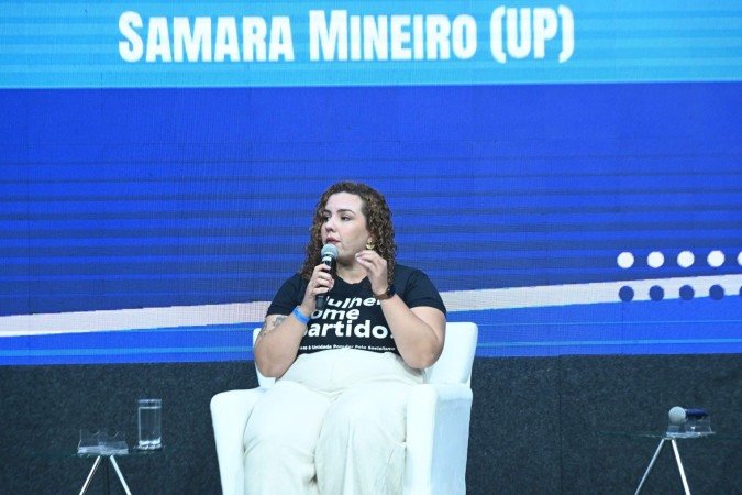 Para a candidata da UP, abandonar o modelo do Iges-DF é o caminho para fortalecer o atendimento universal do SUS. - (crédito: Ed. Alves/CB/D.A.Press) Para a candidata da UP, abandonar o modelo do Iges-DF é o caminho para fortalecer o atendimento universal do SUS. - (crédito: Ed. Alves/CB/D.A.Press)