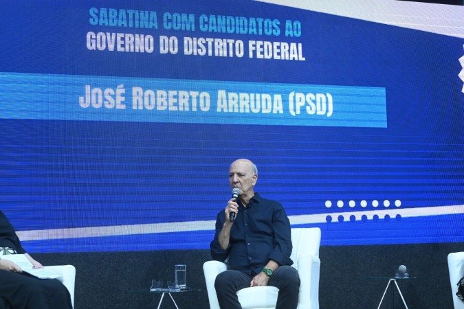 Arruda em sabatina do Correio